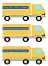 Illustration Essential Trucking Service Dairy Truck