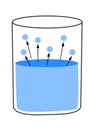 Illustration of the evaporation process