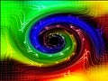 Illustration the eye of a storm Royalty Free Stock Photo