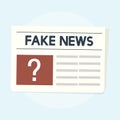 Illustration of fake news concept Royalty Free Stock Photo