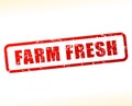 Farm fresh text buffered