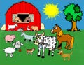 Illustration - Farm yard animals