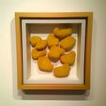 Illustration - chicken nuggets in the form of a picture