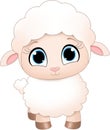 Sweet Fluffy Sheep Royalty Free Stock Photo