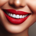 a feminine smile