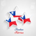 Illustration of Fiestas Patrias Background. Chile`s National Independence Day Celebration