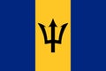 An illustration of the flag of Barbados