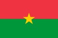 An illustration of the flag of Burkina Faso