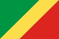 An illustration of the flag of Congo with copy space