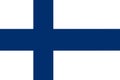 An illustration of the flag of finland