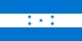 An illustration of the flag of Honduras with copy space