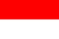 An illustration of the flag of Indonesia with copy space