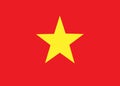 An illustration of the flag of Vietnam