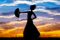 Flamenco girl dancers