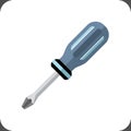 Flathead Screwdriver Illustration Royalty Free Stock Photo