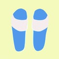 Illustration of flip flops. Royalty Free Stock Photo