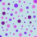 Flowers Frame wallpaper background. Royalty Free Stock Photo