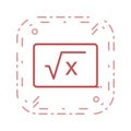 Illustration Formula Icon For Personal And Commercial Use.