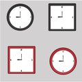 Wall clock illustration