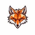 Illustration of the Fox Gaming Logo Royalty Free Stock Photo