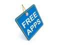 Illustration of FREE APPS tag