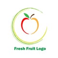 Illustration fresh Fruit Logo in eps.10