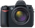 DSLR Camera - Front View Royalty Free Stock Photo
