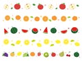 Fruit line1 Royalty Free Stock Photo