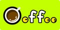 Illustration of a funny face.coffee logo vector.emotions icon faces green background.