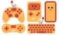 illustration of gaming equipment