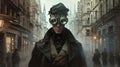 Victorian London in Steampunk Style