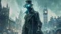 Victorian London in Steampunk Style