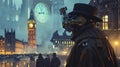 Victorian London in Steampunk Style