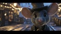 Steampunk Mouse with Classical Hat