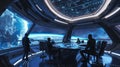 Observation Lounge in a Starship