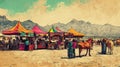 Vintage Wild West Yearly Fair