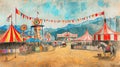 Vintage Wild West Yearly Fair