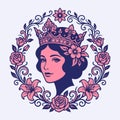 AI generated Vintage Heritage Fashion Brand Logo Royalty Free Stock Photo