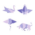 Illustration geometric animal look awesome and so cute