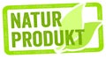 Illustration with the german word for natural product - Naturprodukt