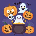 Halloween illustration, generated by artificial intelligence