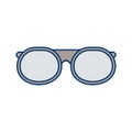 Illustration Glasses Icon For Personal And Commercial Use.