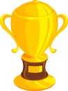 Illustration Gold trophy