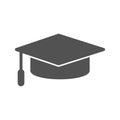 Illustration Graduation Cap Icon For Personal And Commercial Use.