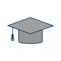 Illustration Graduation Cap Icon For Personal And Commercial Use.