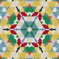 illustration graphic design abstract pattern triangled kaleidoscope marrei 8 Royalty Free Stock Photo