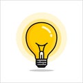 Illustration graphic vector of light bulbs are lit.