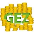 Illustration Graphic Vector Money GEZ Royalty Free Stock Photo