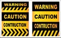 Illustration graphic vector of warning under contruction logo design template