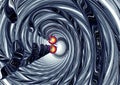 Illustration of Gravitational Waves